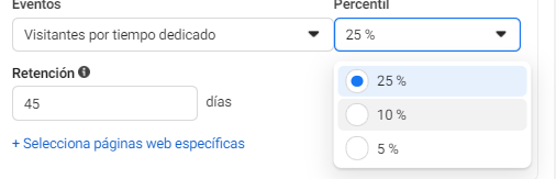 Explicando la brutal capacidad de filtro en los eventos de las audiencias de Facebook Ads