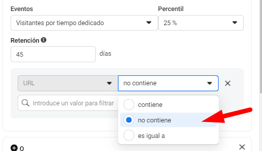 Explicando la brutal capacidad de filtro en los eventos de las audiencias de Facebook Ads