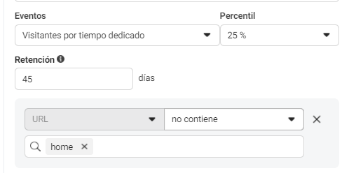 Explicando la brutal capacidad de filtro en los eventos de las audiencias de Facebook Ads