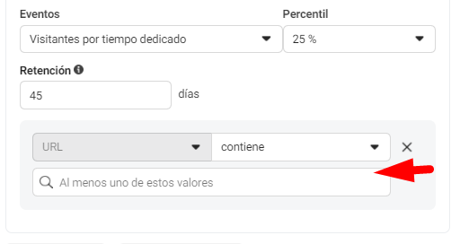 Explicando la brutal capacidad de filtro en los eventos de las audiencias de Facebook Ads