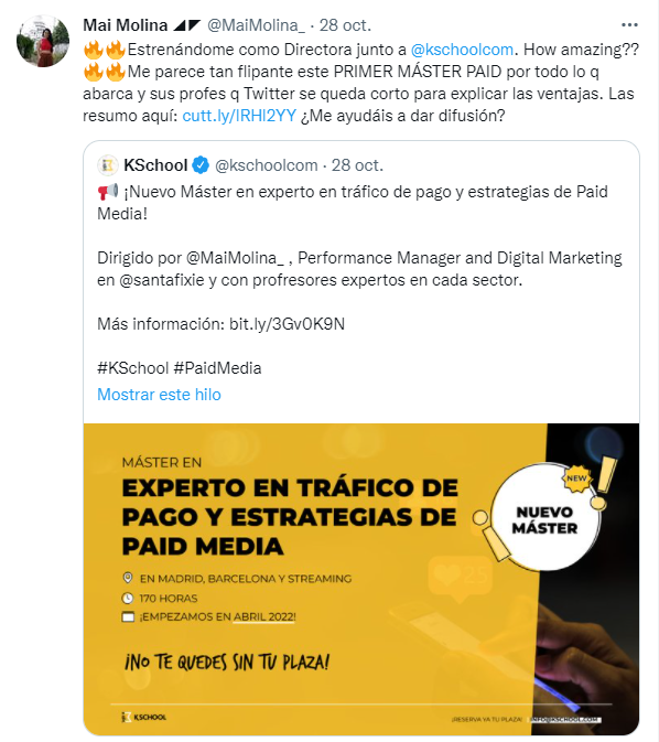 Nuevo Máster Experto en tráfico de pago y estrategias Paid media